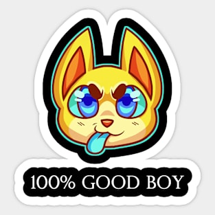 100% Good Boy (Dark) Sticker